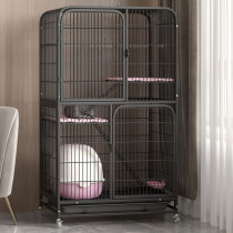 Cat cage Cat villa household indoor cat nest cat house large double-layer three-layer with toilet large free space