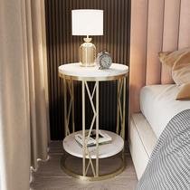 Double design Art side several Nordic home Fashion creative tea table minimalist light lavish rockboard mini headboard corner a few