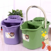 Hand press belt pulley thickened wash mop bucket bucket mop bucket mop single bucket mop press dry bucket household large multi-function