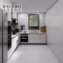  Baicero tile wall tile 300x600 all-ceramic antique brick Bathroom kitchen matte non-slip cement gray floor tile