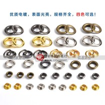 Hollow rivet chicken eye buckle air eye buckle with gasket high quality display rack tag file bag clothing shoes