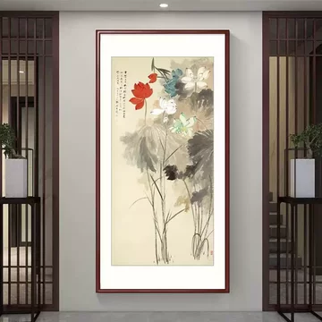 张大千荷花图挂画-张大千荷花图挂画促销价格、张大千荷花图挂画品牌- 淘宝