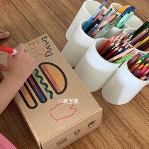 Childrens ins Dole pen holder storage rack desktop stationery pen holder storage rack drawing pen multi-function storage Pen Holder