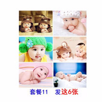 New room baby baby twin painting wedding New year painting mens room decoration festive interior folk wedding doll high