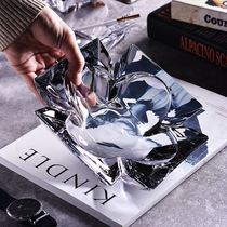 Crystal Ashtray Upscale Lavish Luxury with Ashtrays Living Room Home Fashion Modern Nordic Wind cylinder upscale