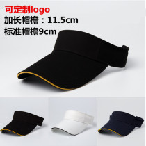 No top commercial logo cap custom summer summer empty top sun hat baseball cap sun hat printing tour