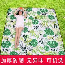 Picnic cloth mat Waterproof net red thickening picnic spring tour moisture-proof supplies props Lawn mat Outdoor camping