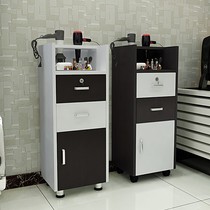 Hair salon cabinet beauty salon products tool cart cabinet floor with drawer type locker removable haircut