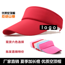 Print logo stab custom-made children's advertising hat sun hat sun hat headless hat custom-made printed logo public welfare