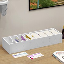 Hotel front desk room card storage box room card personality business card box multi-layer card sorting folder storage seat