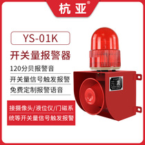 YS-01K camera level meter door magnetic switch signal control voice sound and light alarm 12V24V220V