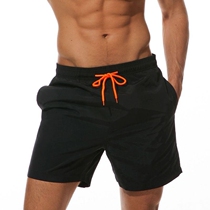Mens anti-embarrassing hot spring swimming trunks quick-drying can go into the water loose seaside resort shorts tide casual beach pants men