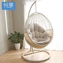 Net red design leisure hanging basket rattan chair adult indoor swing Nordic outdoor balcony rattan lazy hanging chair