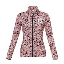 Long sleeve T-shirt slim female turtleneck golf zipper cardigan jacket outdoor sports autumn winter fashion base