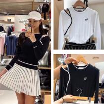 Autumn new Korean imported quick-drying moisture absorption golf leisure fashion badminton tennis knitted top wool