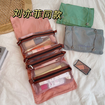 Sheng Huaxuan cosmetic bag wash bag female portable storage bag large capacity 2021 premium travel small ins Wind