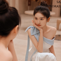 Evening dress light luxury niche high-end can usually be worn small banquet temperament birthday dress female summer host
