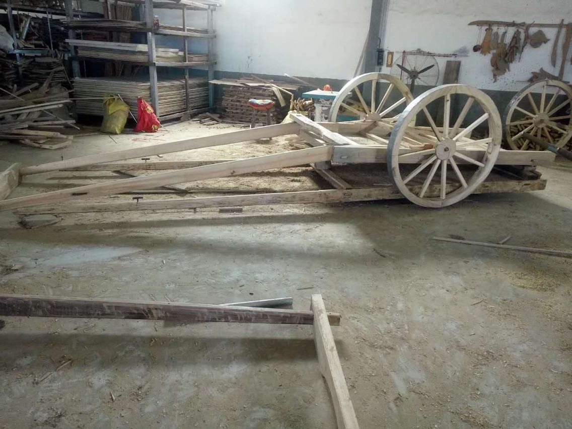 Customized various film and television scenic spot stage drama props unicycle trolley carriage weapon target box