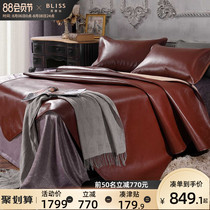  Mercury home textile imported first layer cowhide mat 1 5 1 8m bed mat leather summer single double soft mat