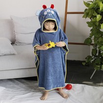 Bath towel children cloak with hat can be worn wrapped non cotton boy winter thick boy Baby Baby Baby Baby absorbent bathrobe