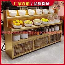 Seasoning table commercial hotel seasoning rack white tea cabinet hotel special cuisine custom-made simple sauce table hot pot