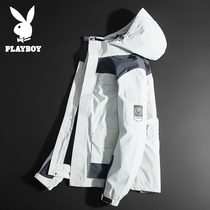 Playboy Rush Clothes Men and Women Three-in-One Outdoor Autumn and Winter Coat Tide Brand Couple Plus Velvet Thickened Mountaineering Clothes