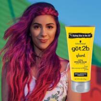 Now American Schwarzkopf Schwarg Got2b Glued Nails Waterproof Set Styling Hair Gel Fluffy
