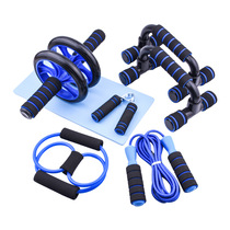 Push-up bracket belly wheel 7-piece set multi-function trainer small indoor home fitness set