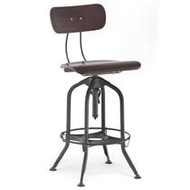 Factory direct selling American style industrial wind rotating height adjustable front desk chair bar chair high foot rotating lift chair