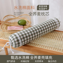 Buckwheat Semen Cassiae Cervical Spine Pillow Round Pillow Care Cervical Spine Repair Sleep Special Cylindrical Sleep Candy Pillow Neck Pillow