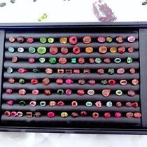Natural tourmaline bare stone color good crystal good large carat can be made ring pendant and other custom made