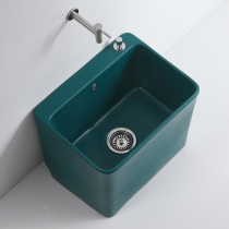 Japanese Honda and dark green wash mop pool ceramic household balcony mop pool bathroom Topa pool large small size