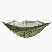  Imported hammock outdoor summer anti-mosquito net canopy summer double rainproof field hanging on the tree with mosquito net ice silk