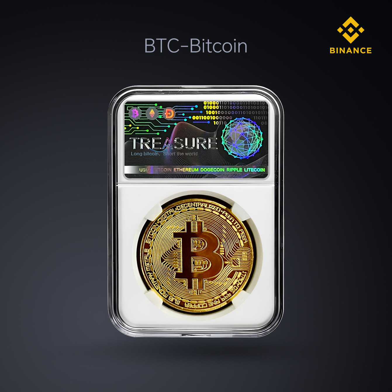 虚拟币纪念币收藏推荐：BTC比特币以太币硬币成25年创意礼物新宠-cdkey-淘宝好物网