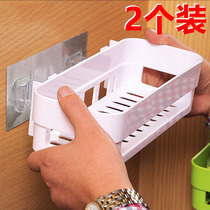 Sucker shelf bathroom shelf kitchen wall-mounted toilet toilet non-perforated suction wall triangle bathroom storage