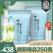 Anji White Tea Tea 2021 new tea Mingqen boutique 250g Super bagged Alpine ration green tea fried green spring tea