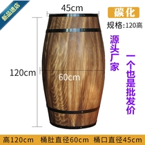 Wooden ornaments wedding arrangement custom props solid wood decoration mall beer barrels display winery oak barrels
