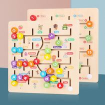 Digital maze difficult challenge toy number sense Enlightenment toy development brain thinking toy track