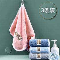 Small towel absorbent washing face household than pure cotton super soft baby baby girl Special square towel hand towel hanging