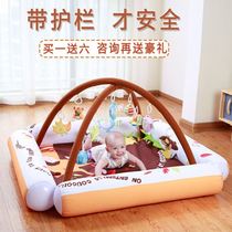 Foot on the piano baby gym stand can sing childrens early education toys boy for a few months baby lying on his stomach