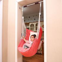 Baby cradle hammock swing horizontal bar home indoor children infants and young children can lie outdoors without punching in summer