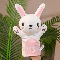 Cartoon Animal Hand Puppet Plush Dolls Early Teach Parent-child Interactive Doll Nursery School Children Perform Puppet girl