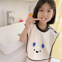 Baby eating coat bib Rice pocket childrens wash towel scarf child cartoon cute waterproof anti-dirty saliva towel