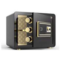 Factory safe Home Office small wall 25cm high fingerprint password with lock safe deposit box