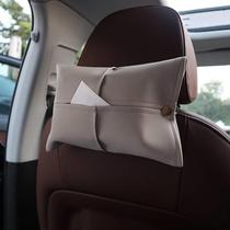 Matte texture ultra-slim leather car towels towels brown paper towels box decoration design paper towels