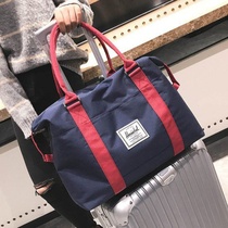 Sleeved trolley box Large capacity short distance travel bag Student luggage bag Hand bag shoulder bag