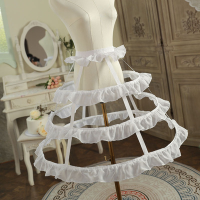 taobao agent 3 Circle Fish Bone Skirt Lolita Bird Cage supports Violence and Daily Lolita Kamopeda extended 60cm