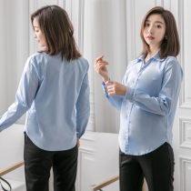 Pregnant Woman Skirt New Early Spring 2022 Short Shirt Spring Dress Professional Dress Tooling Work Positive Dress Womens Blouse