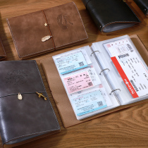 Blind box card Small card ticket Attraction ticket stub Ticket ticket set Movie ticket Polaroid album Business card bag collection Star Chase postcard storage collection book Couple travel souvenir book clip