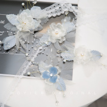 Wedding bride wrist flower Groom best man corsage Bridesmaid hand flower bracelet Fairy fresh